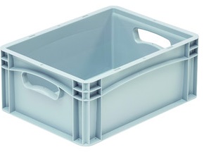 Plastlåda grå