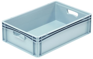 Plastlåda grå