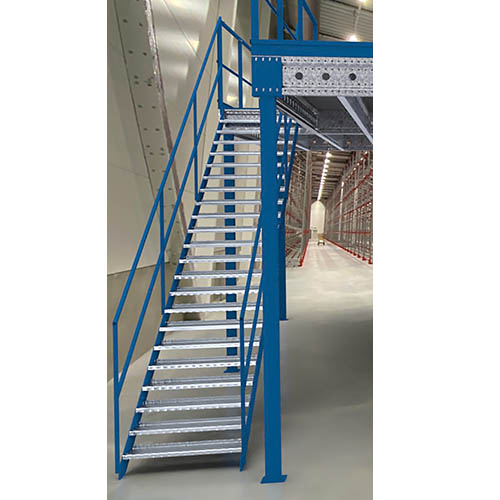 Trappa entresol blå