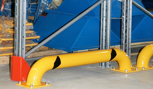 Båge låg gul vid pallställ