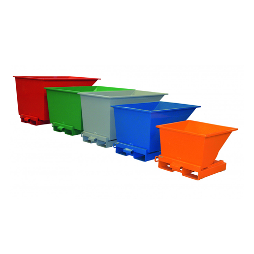 Tippcontainer i flera färger